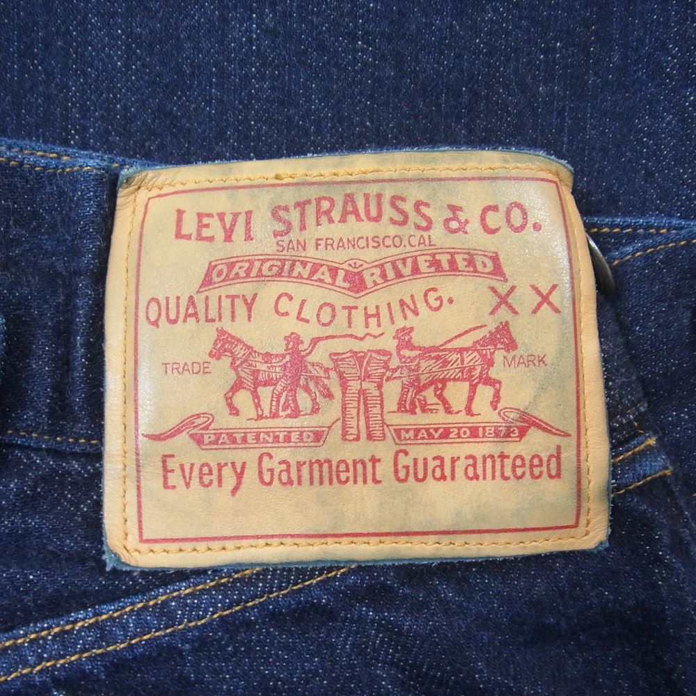 Levi's リーバイス USA製 125周年モデル 裏刻印555 片ポケ 復刻 レプリカ デニム パンツ インディゴブルー系 32【中古】