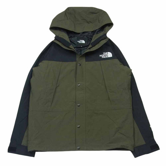 THE NORTH FACE ノースフェイス NP62236 MOUNTAIN LIGHT JACKET マウンテン ライト シェル ナイロン ジャケット パーカ カーキ系 ブラック系 XL【中古】