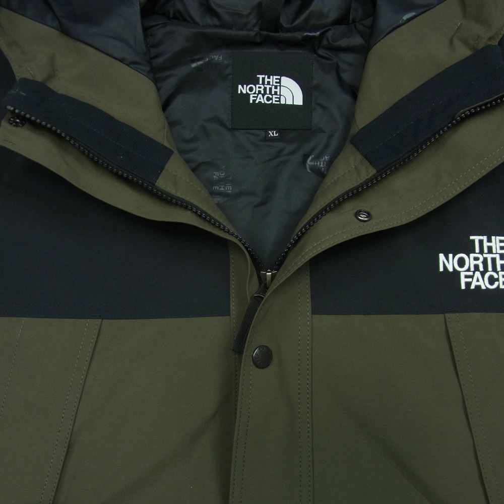 THE NORTH FACE ノースフェイス NP62236 MOUNTAIN LIGHT JACKET マウンテン ライト シェル ナイロン ジャケット パーカ カーキ系 ブラック系 XL【中古】