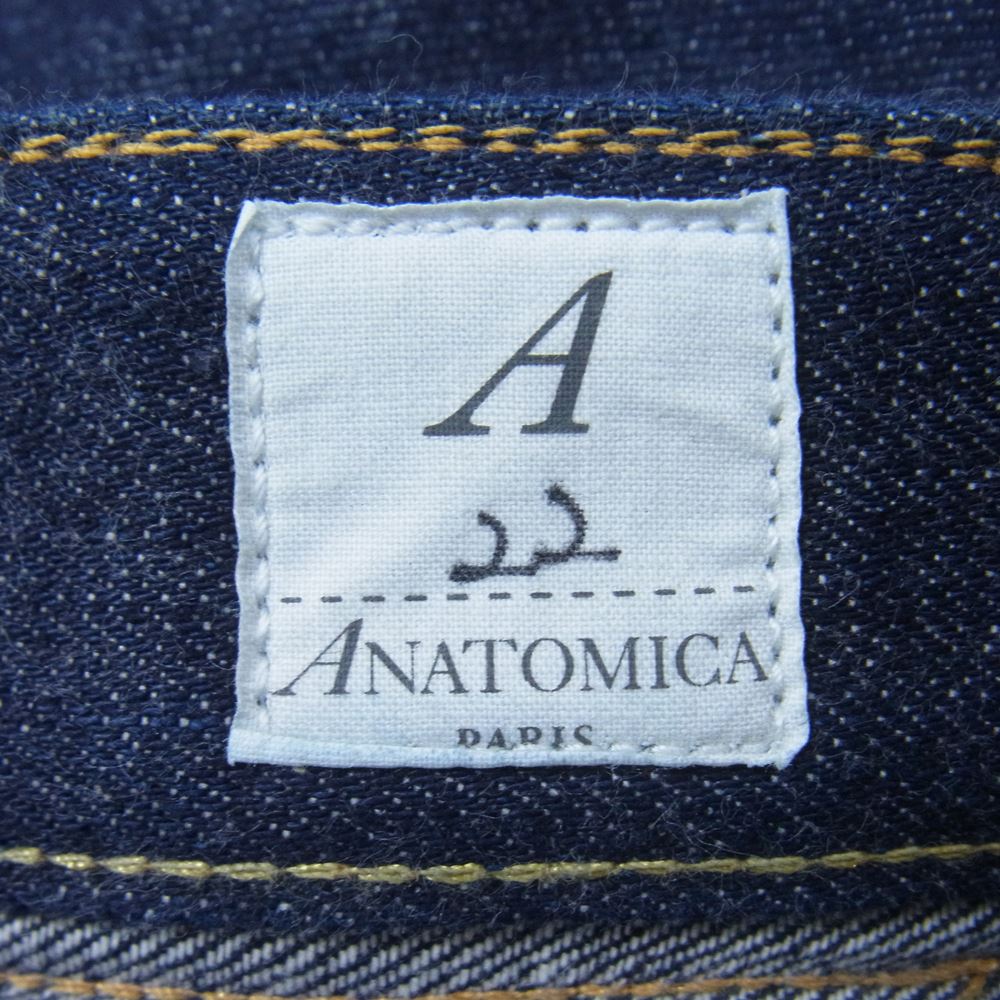 ANATOMICA アナトミカ 531-501-02 618 MARILYN マリリン ハイウエスト デニム パンツ インディゴブルー系 22【美品】【中古】