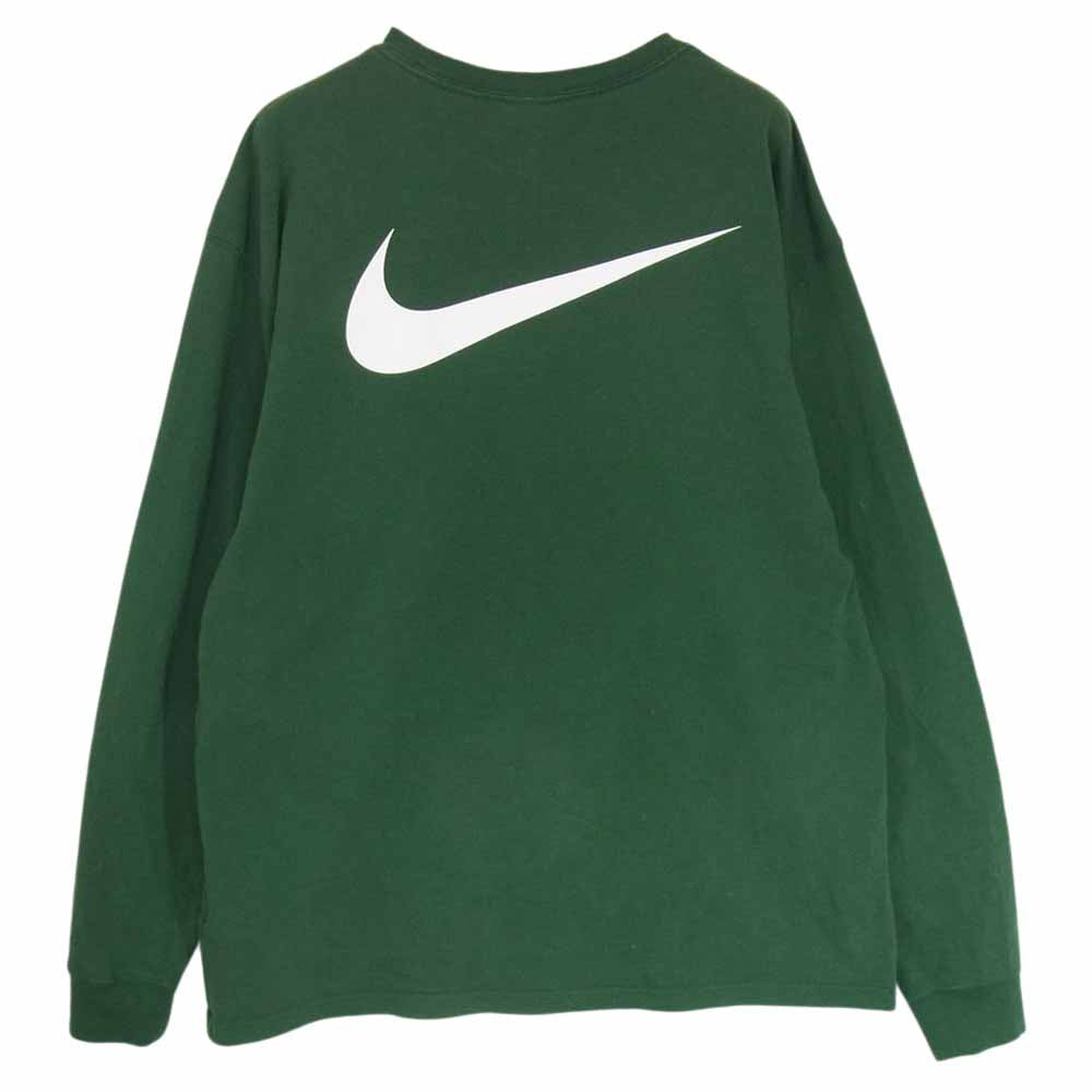 NIKE ナイキ Stussy ステューシー SS Link L/S T-Shirt プリント Tシャツ 長袖 グリーン系 M【中古】