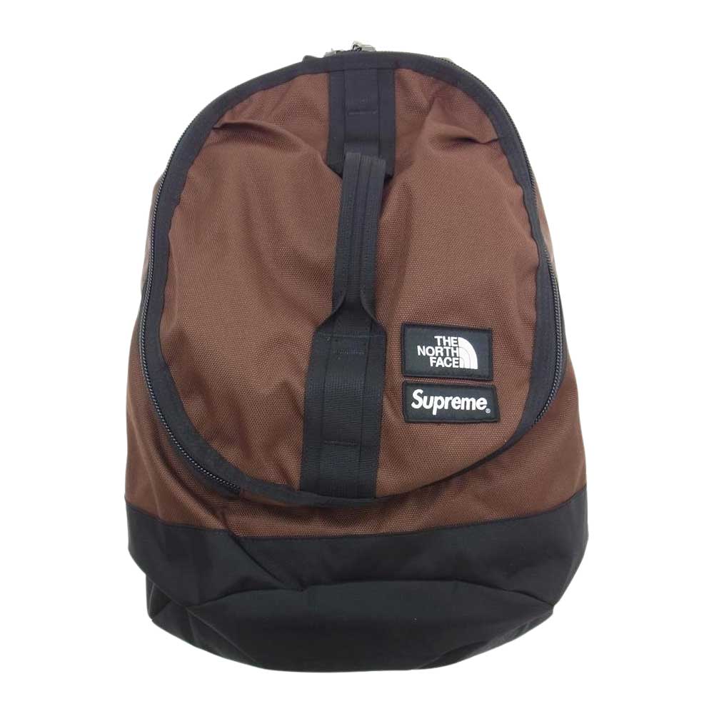 Supreme シュプリーム × THE NORTH FACE ノースフェイス 22AW STEEPTECH BACKPACK デイバッグ バックパック ブラウン系【美品】【中古】