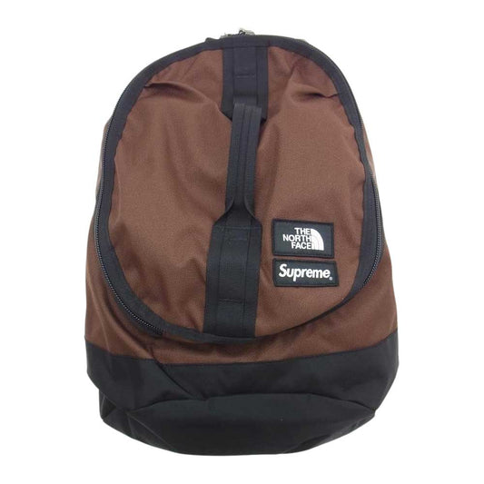 Supreme シュプリーム × THE NORTH FACE ノースフェイス 22AW STEEPTECH BACKPACK デイバッグ バックパック ブラウン系【美品】【中古】