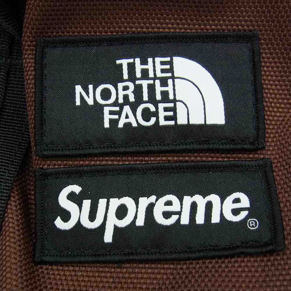 Supreme シュプリーム × THE NORTH FACE ノースフェイス 22AW STEEPTECH BACKPACK デイバッグ バックパック ブラウン系【美品】【中古】