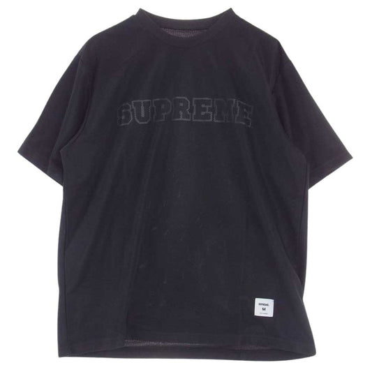 Supreme シュプリーム 20SS Dazzle Mesh S/S Top ダズル メッシュ 半袖 Ｔシャツ ブラック系 M【中古】