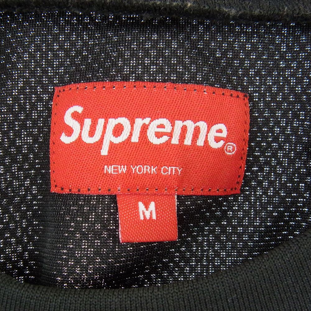 Supreme シュプリーム 20SS Dazzle Mesh S/S Top ダズル メッシュ 半袖 Ｔシャツ ブラック系 M【中古】