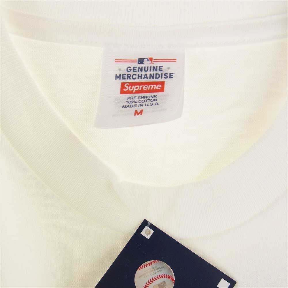 Supreme シュプリーム 22AW MLB Kanji Teams Tee メジャーリーグ ベース ボール 漢字 チーム 半袖 Tシャツ ホワイト系 M【新古品】【未使用】【中古】