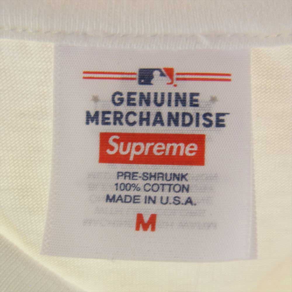 Supreme シュプリーム 22AW MLB Kanji Teams Tee メジャーリーグ ベース ボール 漢字 チーム 半袖 Tシャツ ホワイト系 M【新古品】【未使用】【中古】