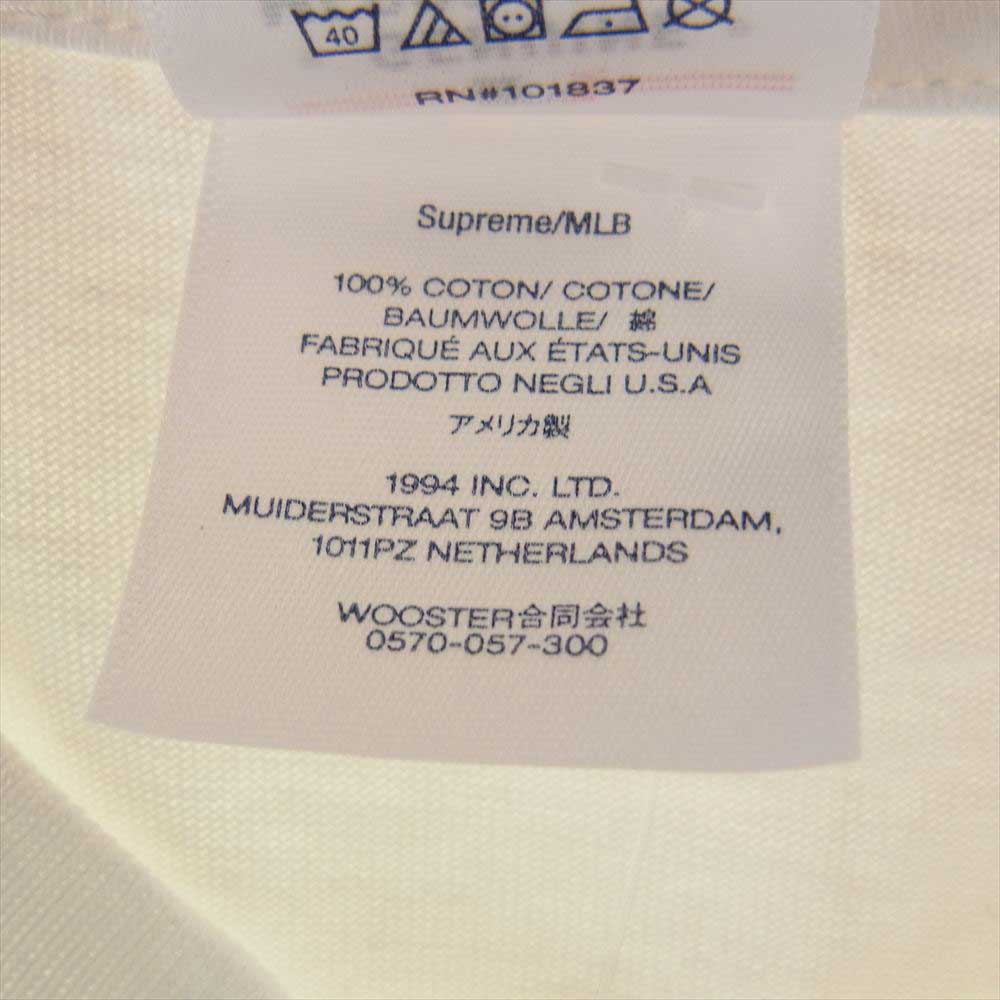 Supreme シュプリーム 22AW MLB Kanji Teams Tee メジャーリーグ ベース ボール 漢字 チーム 半袖 Tシャツ ホワイト系 M【新古品】【未使用】【中古】