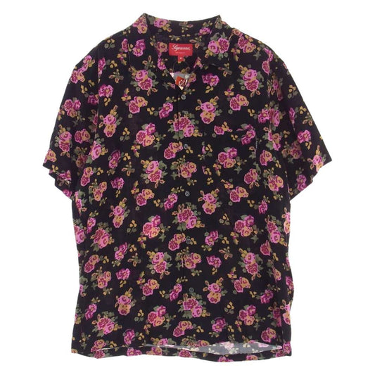 Supreme シュプリーム 20SS Floral Rayon S/S Shirt フローラル レーヨン 半袖 シャツ マルチカラー系 M【中古】
