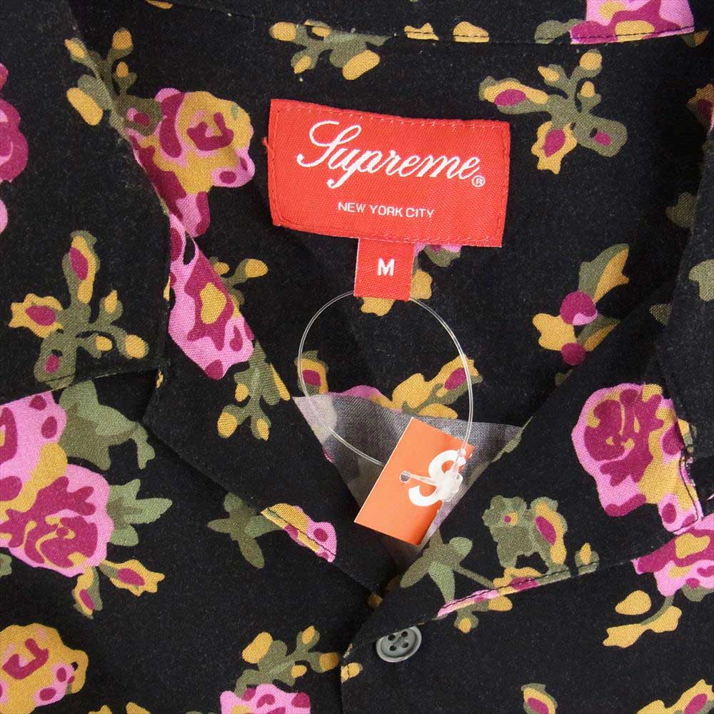 Supreme シュプリーム 20SS Floral Rayon S/S Shirt フローラル レーヨン 半袖 シャツ マルチカラー系 M【中古】