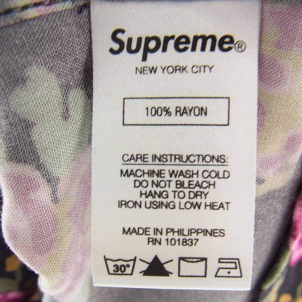 Supreme シュプリーム 20SS Floral Rayon S/S Shirt フローラル レーヨン 半袖 シャツ マルチカラー系 M【中古】