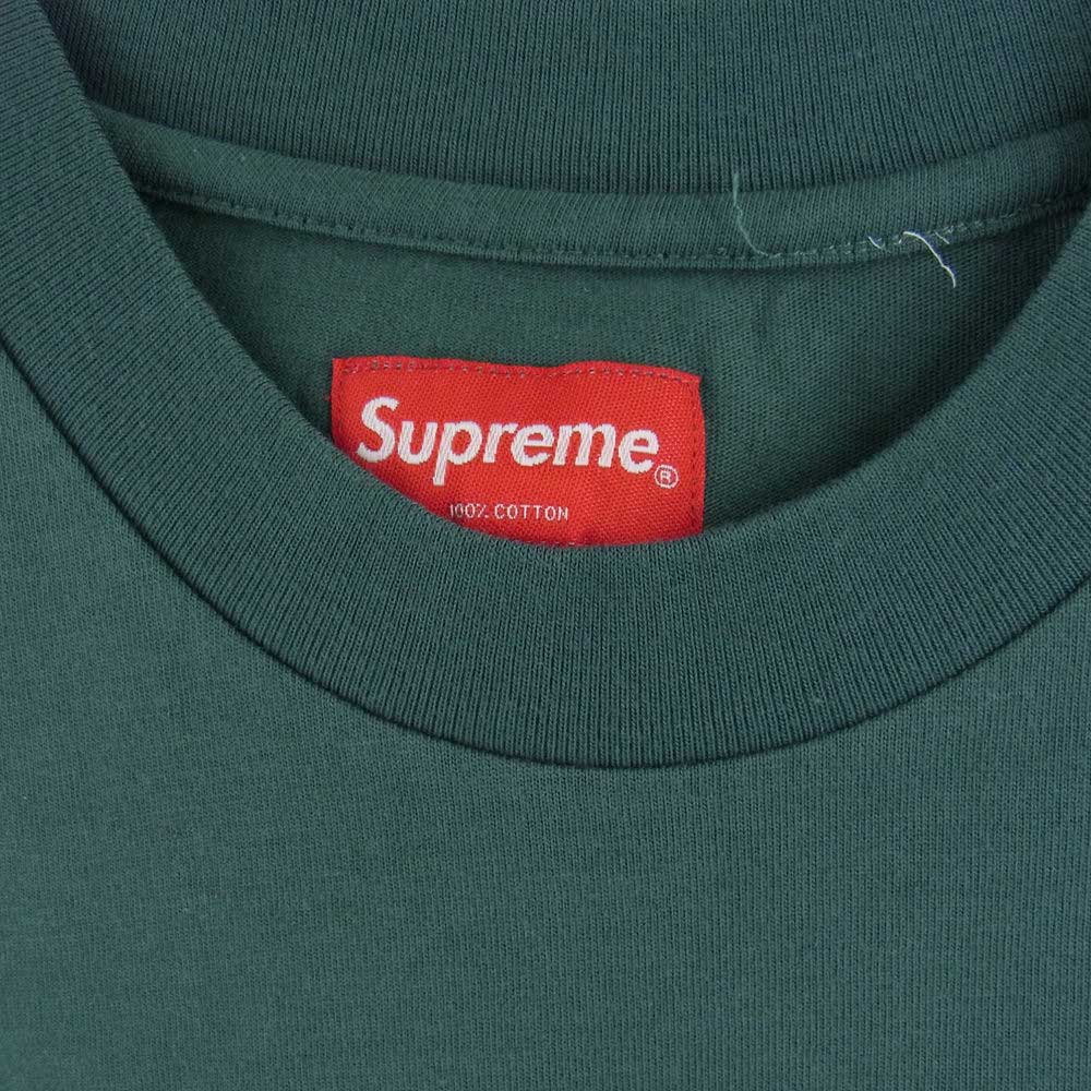 Supreme シュプリーム 21AW High Density Small Box S/S Top スモール ボックスロゴ 半袖 Tシャツ グリーン系 M【新古品】【未使用】【中古】
