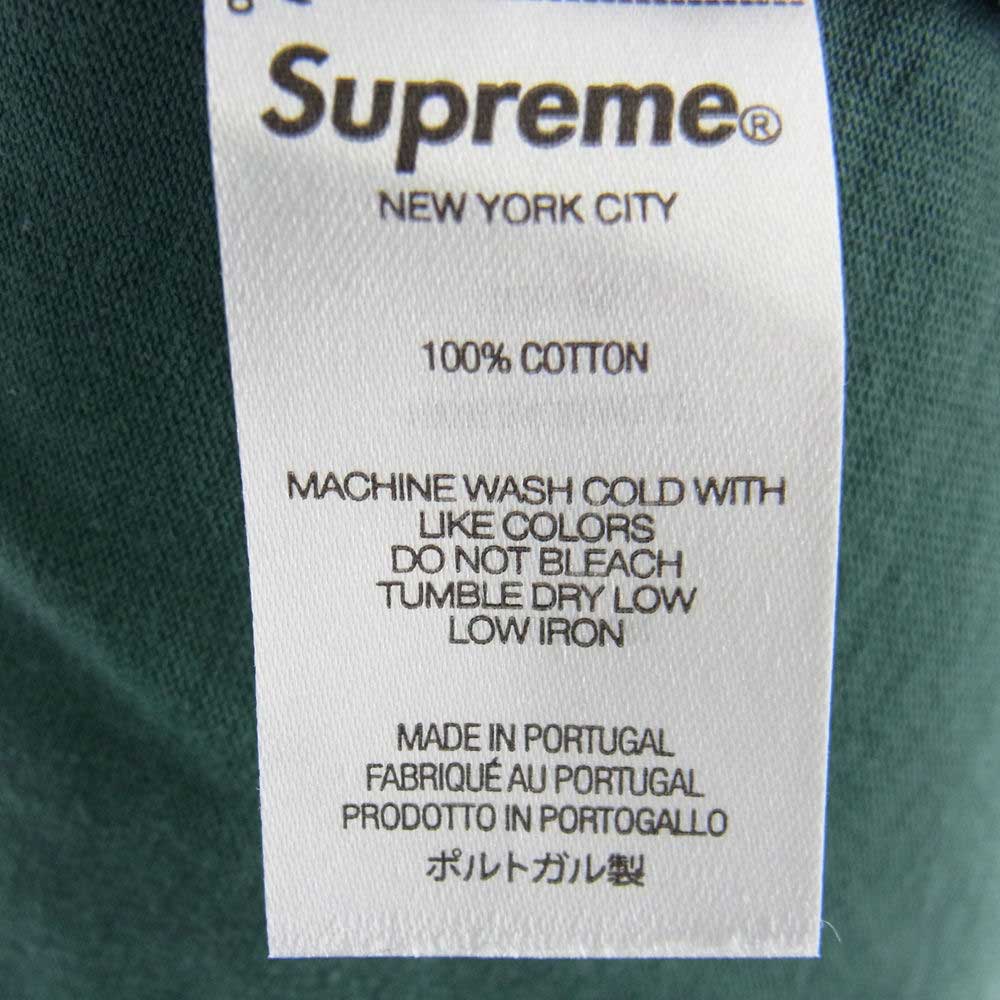 Supreme シュプリーム 21AW High Density Small Box S/S Top スモール ボックスロゴ 半袖 Tシャツ グリーン系 M【新古品】【未使用】【中古】