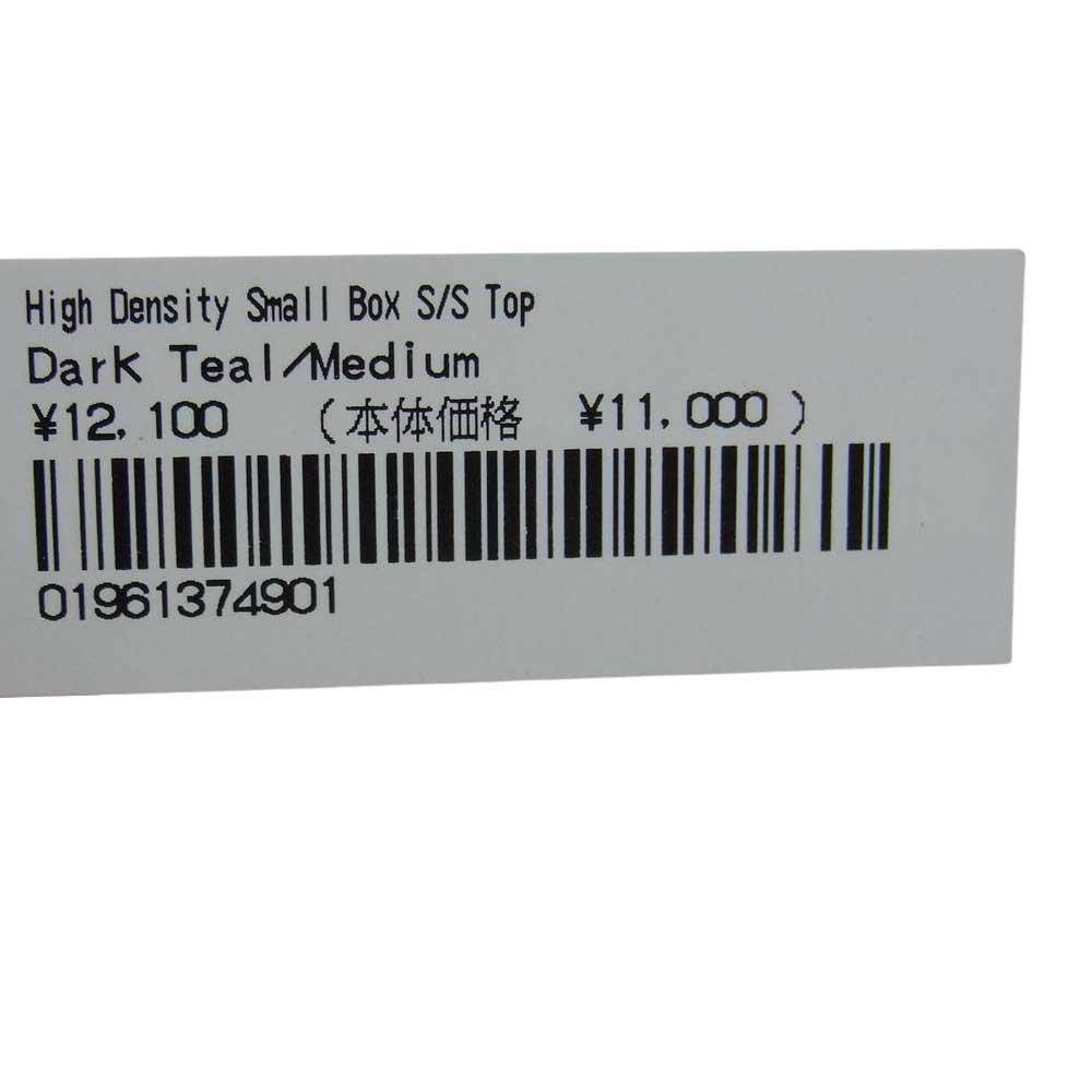 Supreme シュプリーム 21AW High Density Small Box S/S Top スモール ボックスロゴ 半袖 Tシャツ グリーン系 M【新古品】【未使用】【中古】