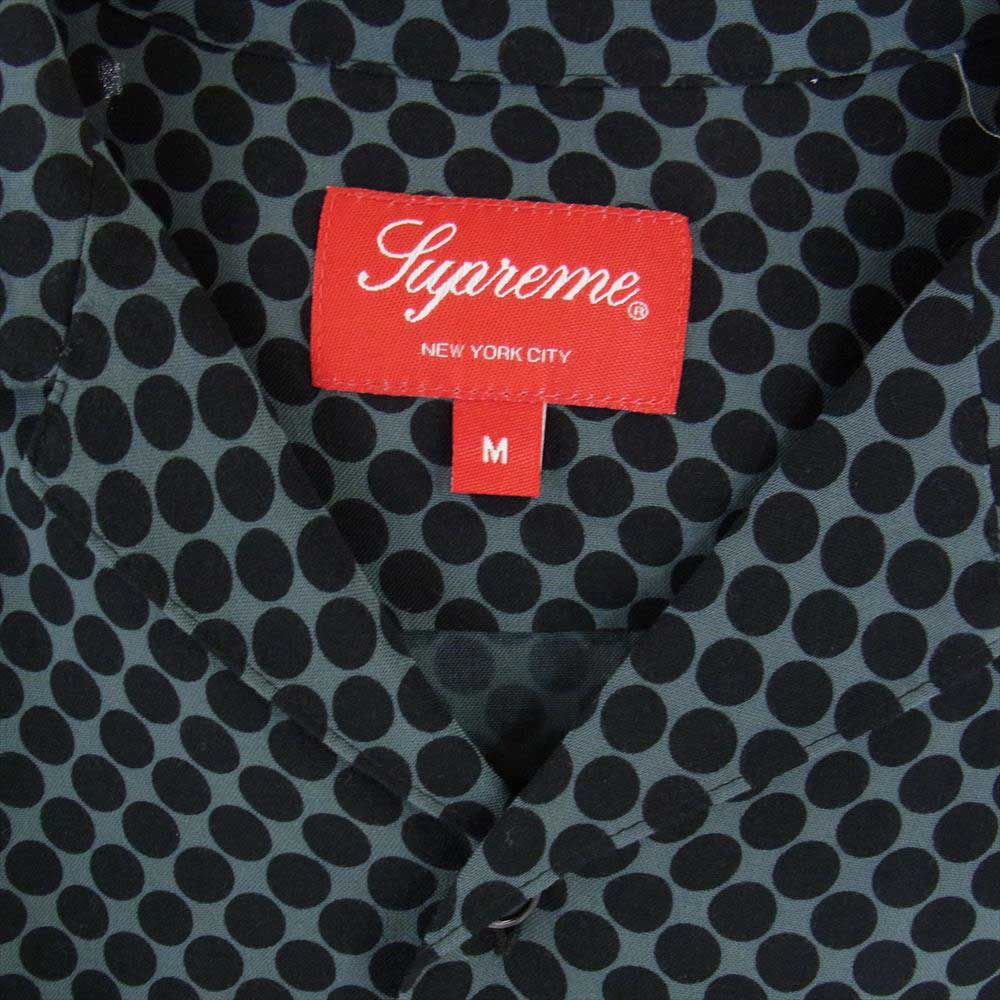 Supreme シュプリーム 20AW  Compact Dot Rayon S/S Shirt コンパクト ドット レーヨン 半袖 シャツ グレー系 M【新古品】【未使用】【中古】
