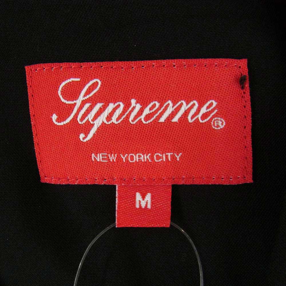 Supreme シュプリーム 18SS Dragon Rayon Shirt ドラゴン レーヨン 半袖 シャツ ブラック系 M【新古品】【未使用】【中古】