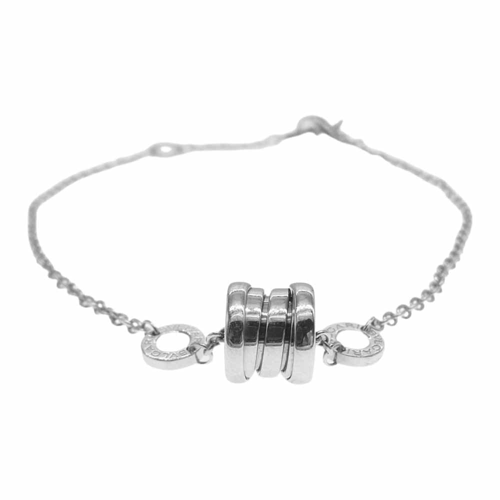 BVLGARI ブルガリ B-zero1 ビーゼロワン エレメント K18WG ブレスレット シルバー系【中古】