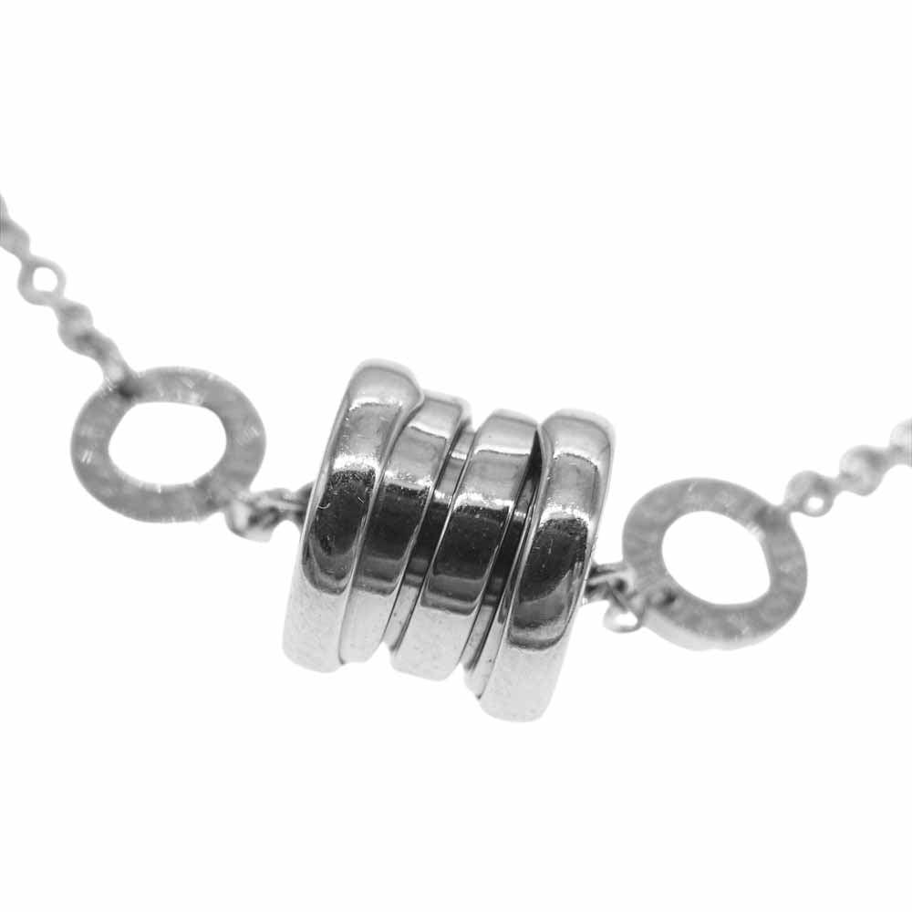 BVLGARI ブルガリ B-zero1 ビーゼロワン エレメント K18WG ブレスレット シルバー系【中古】