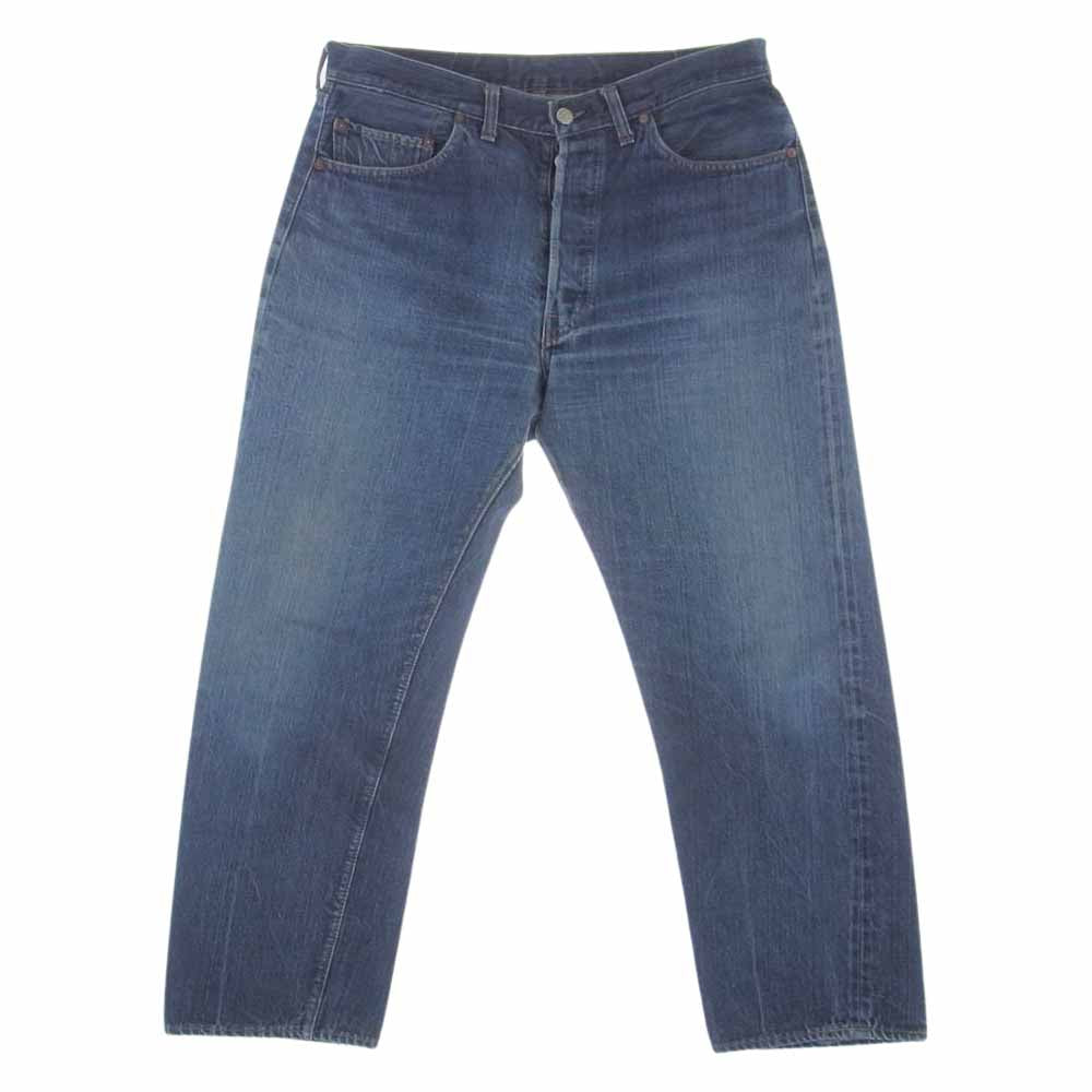 Levi's リーバイス パッチ欠損 スモールe 66前期 ボタン裏6刻印 ヴィンテージ 501 デニムパンツ インディゴブルー系【中古】