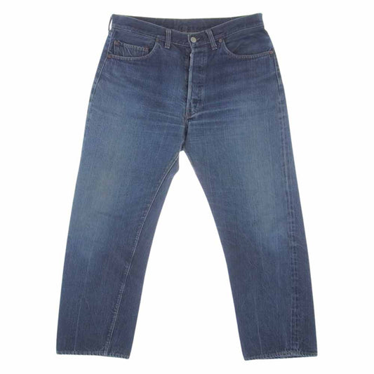 Levi's リーバイス パッチ欠損 スモールe 66前期 ボタン裏6刻印 ヴィンテージ 501 デニムパンツ インディゴブルー系【中古】