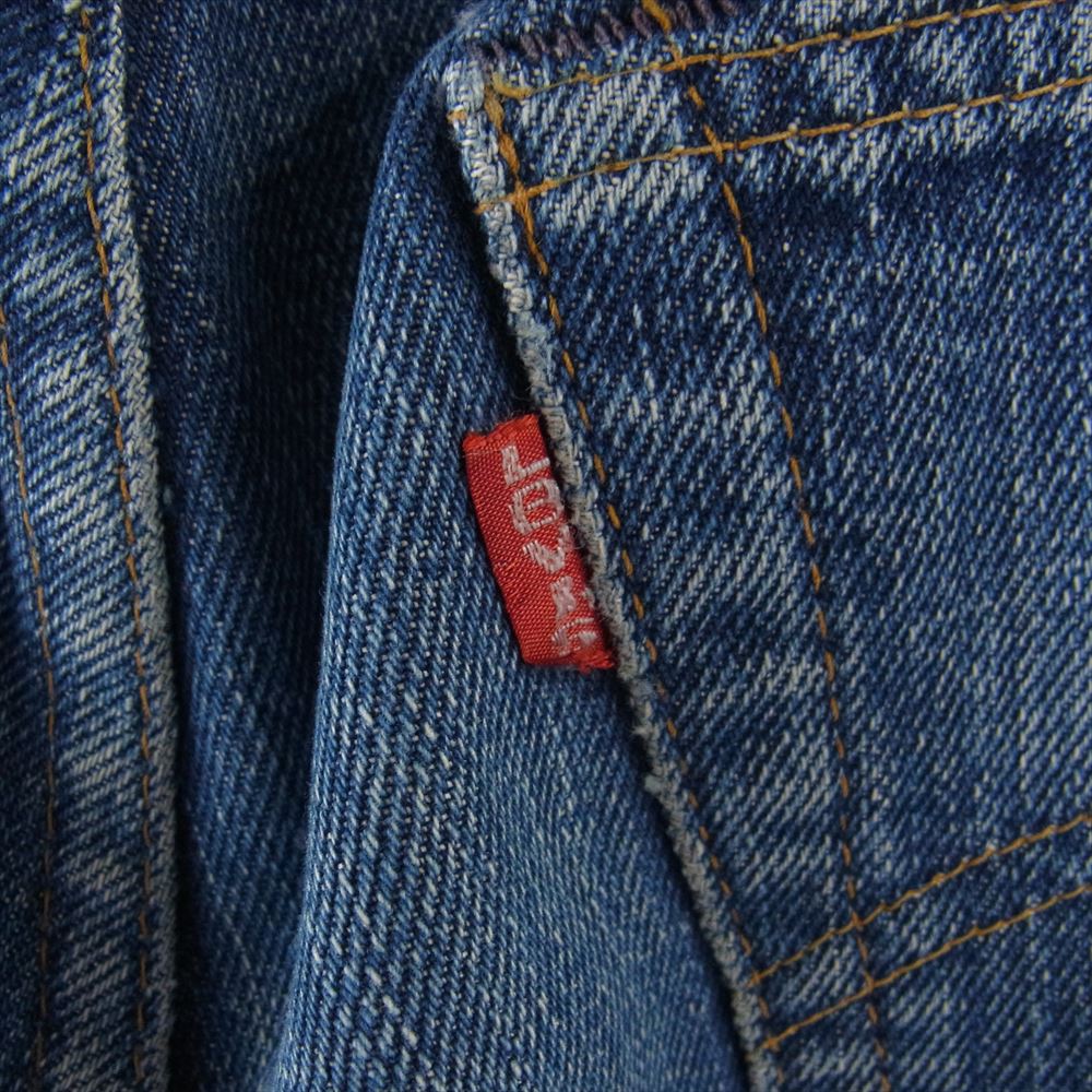 Levi's リーバイス パッチ欠損 スモールe 66前期 ボタン裏6刻印 ヴィンテージ 501 デニムパンツ インディゴブルー系【中古】