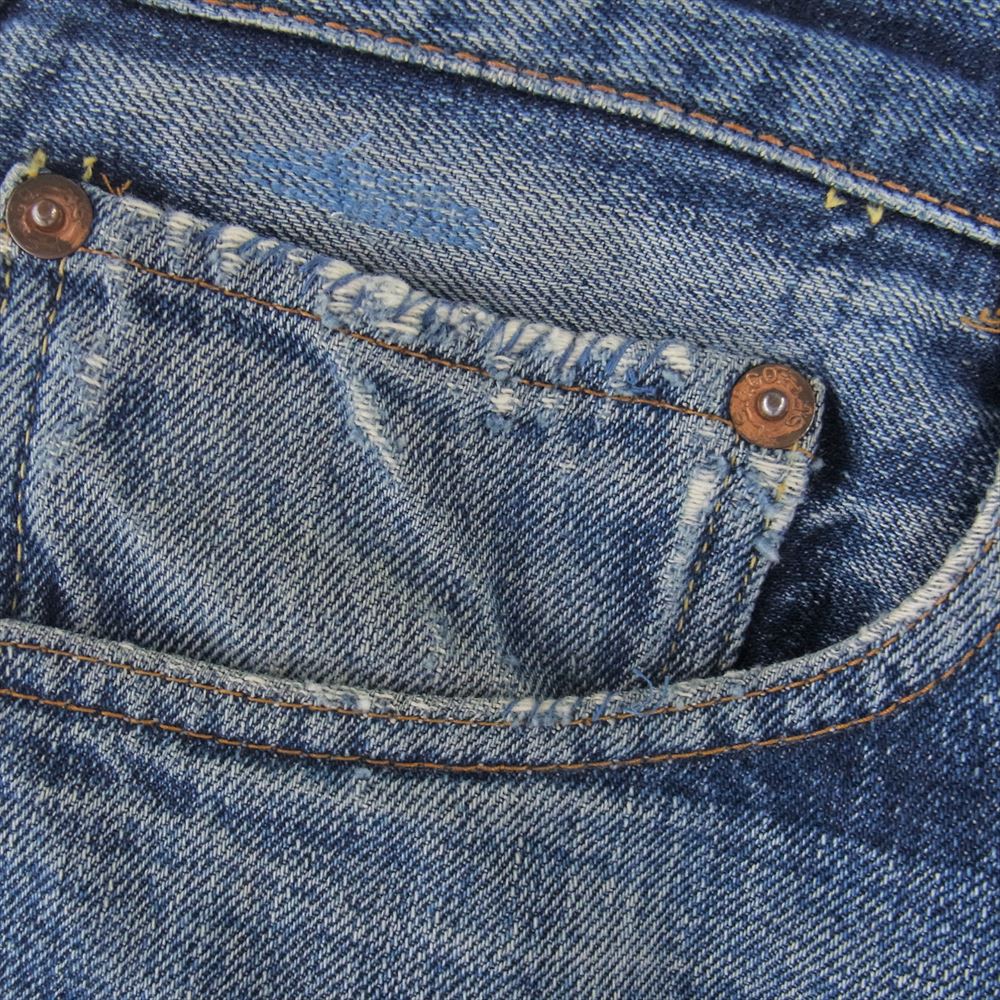 Levi's リーバイス 60s ヴィンテージ 501 ボタン裏刻印6 BigE デニム パンツ インディゴブルー系【中古】