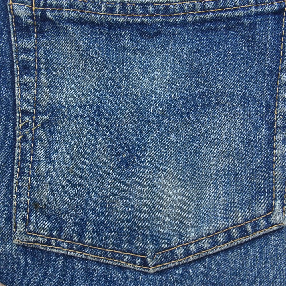 Levi's リーバイス 60s 後期 ヴィンテージ 501 ボタン裏刻印L BigE ウエストシングル デニムパンツ 赤耳 インディゴブルー系【中古】