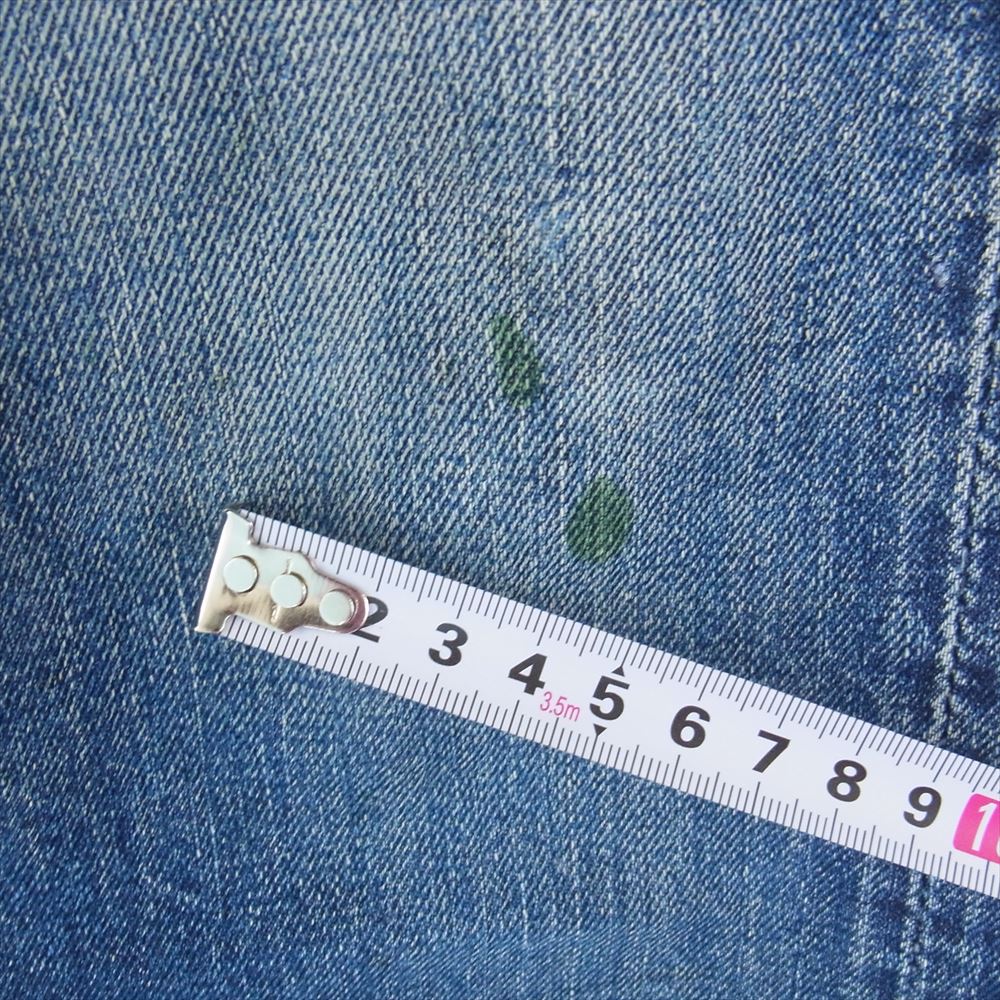 Levi's リーバイス 60s 後期 ヴィンテージ 501 ボタン裏刻印L BigE ウエストシングル デニムパンツ 赤耳 インディゴブルー系【中古】