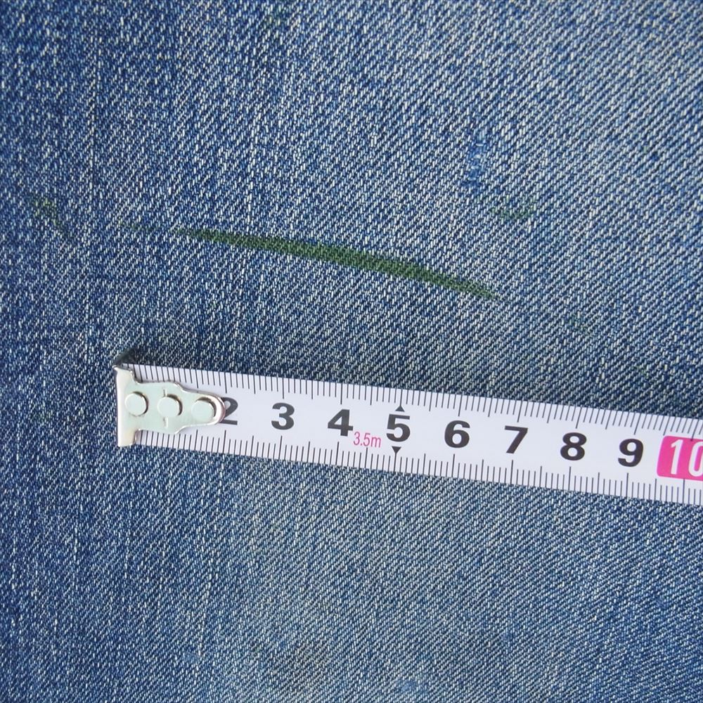 Levi's リーバイス 60s 後期 ヴィンテージ 501 ボタン裏刻印L BigE ウエストシングル デニムパンツ 赤耳 インディゴブルー系【中古】