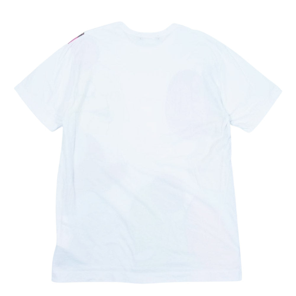 COMME des GARCONS HOMME DEUX コムデギャルソンオムドゥ 18SS DA-T004 Barry McGee FACE TEE プリント Tシャツ ホワイト系 L【中古】
