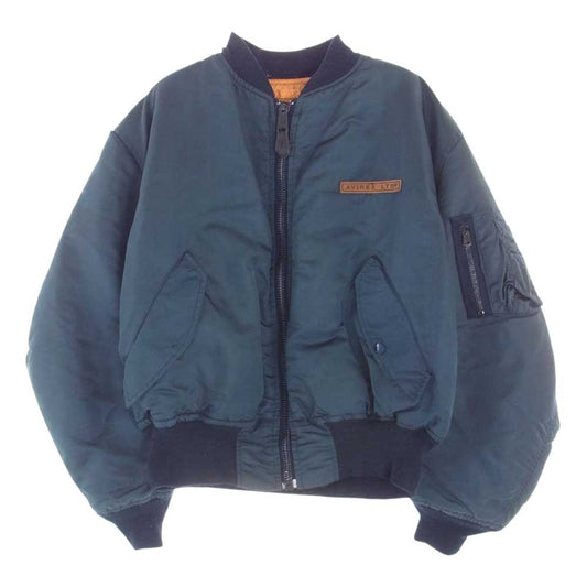 AVIREX アヴィレックス MIL-J-8279E MA-1 COMMERCIAL LOGO ミリタリー ジャケット グリーン系【中古】