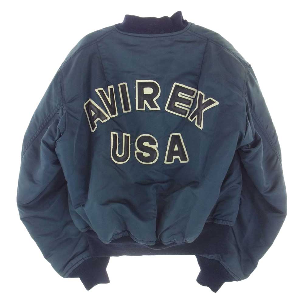 AVIREX アヴィレックス MIL-J-8279E MA-1 COMMERCIAL LOGO ミリタリー ジャケット グリーン系【中古】