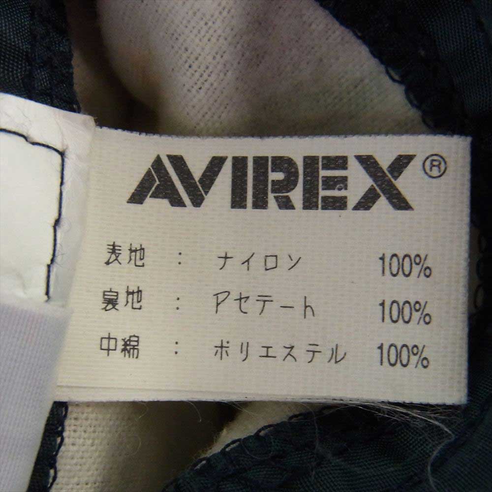 AVIREX アヴィレックス MIL-J-8279E MA-1 COMMERCIAL LOGO ミリタリー ジャケット グリーン系【中古】