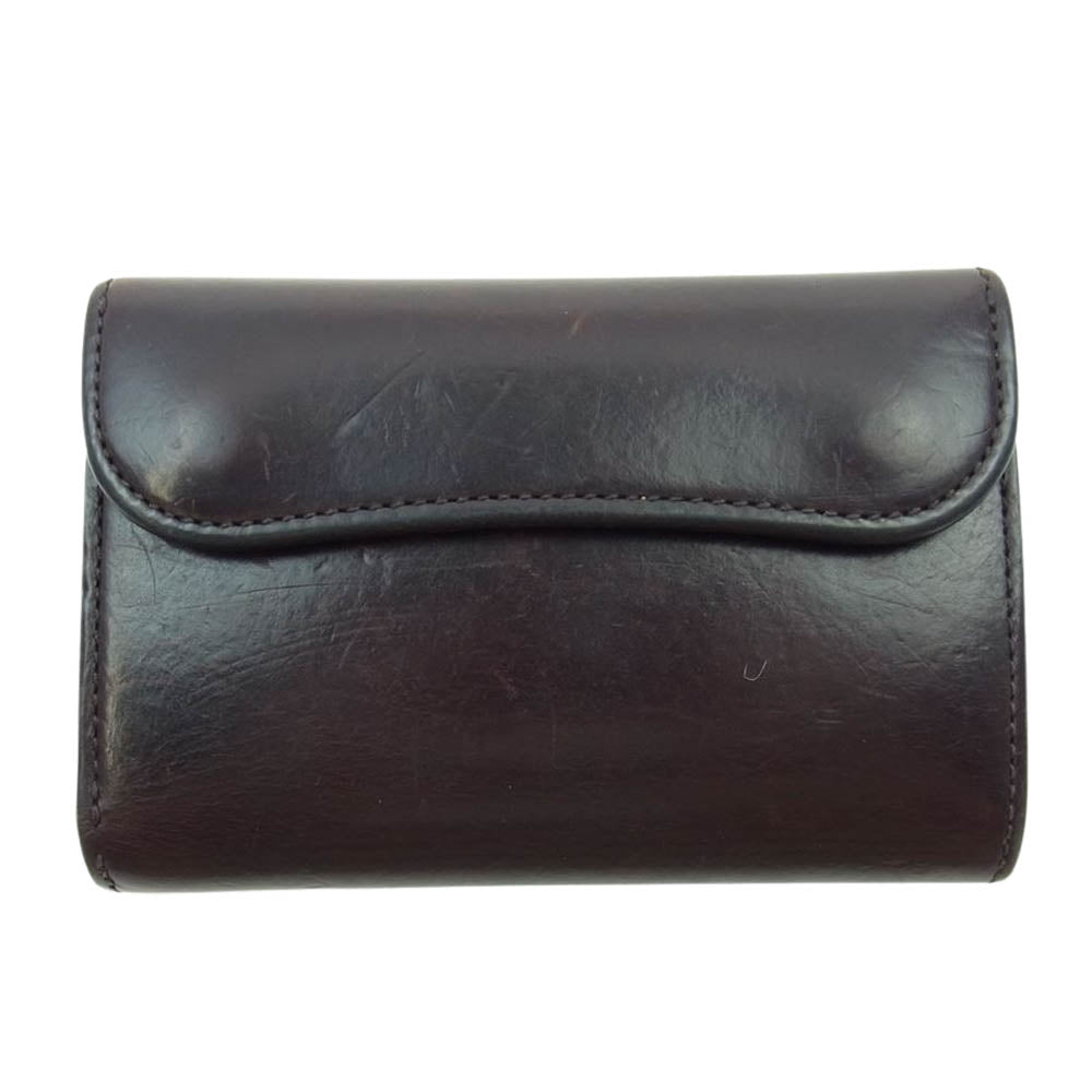 WILDSWANS ワイルドスワンズ BYRNE バーン 三つ折り 財布 ウォレット ダークブラウン系【中古】