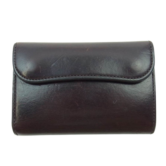 WILDSWANS ワイルドスワンズ BYRNE バーン 三つ折り 財布 ウォレット ダークブラウン系【中古】