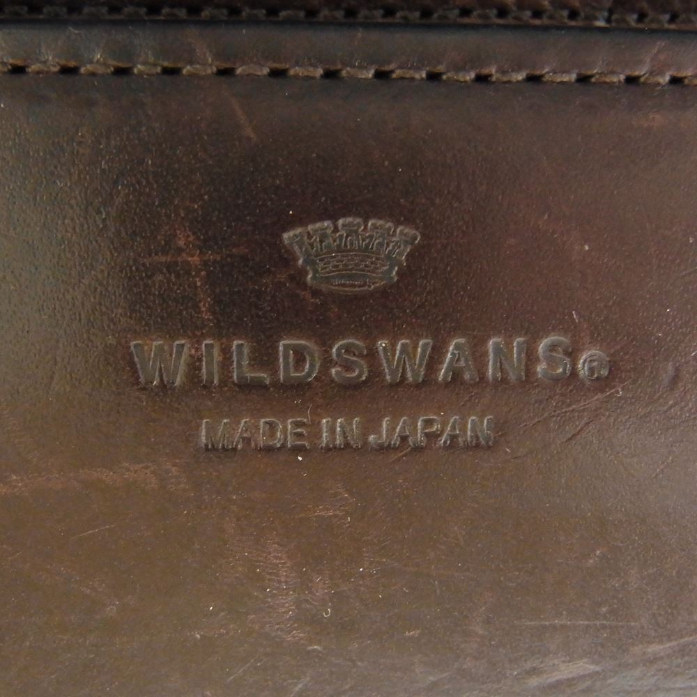 WILDSWANS ワイルドスワンズ BYRNE バーン 三つ折り 財布 ウォレット ダークブラウン系【中古】