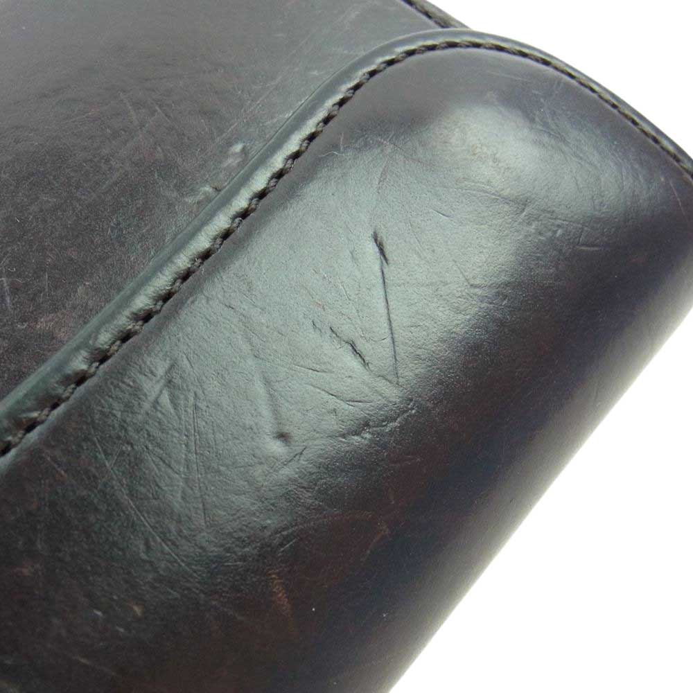 WILDSWANS ワイルドスワンズ BYRNE バーン 三つ折り 財布 ウォレット ダークブラウン系【中古】
