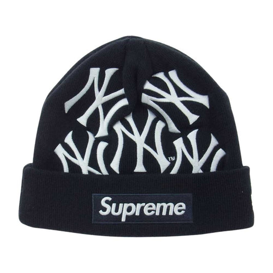 Supreme シュプリーム 21AW New York Yankees ニューヨークヤンキース New Era ニューエラ Box Logo Beanie ボックスロゴ ビーニー ブラック系【中古】