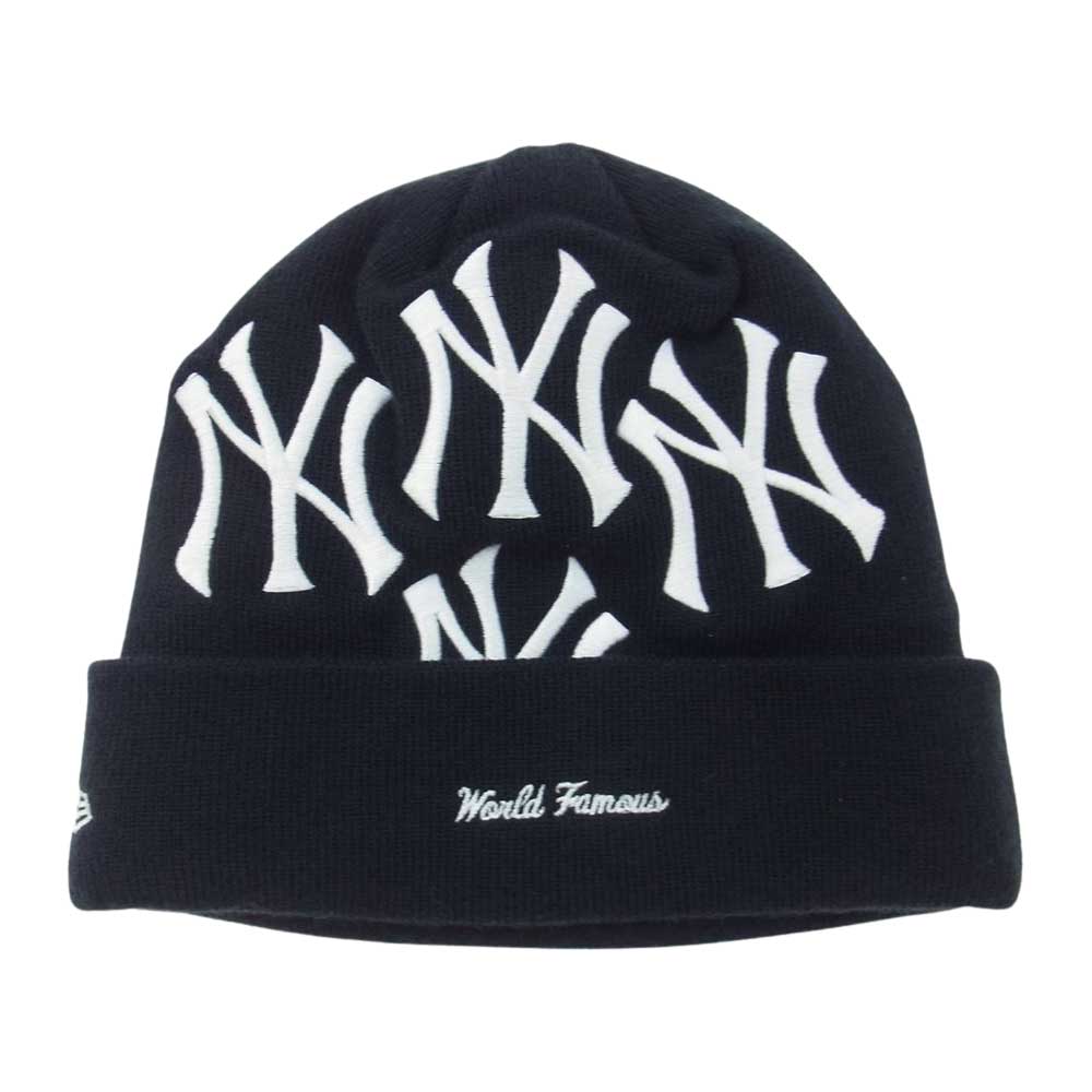 Supreme シュプリーム 21AW New York Yankees ニューヨークヤンキース New Era ニューエラ Box Logo Beanie ボックスロゴ ビーニー ブラック系【中古】