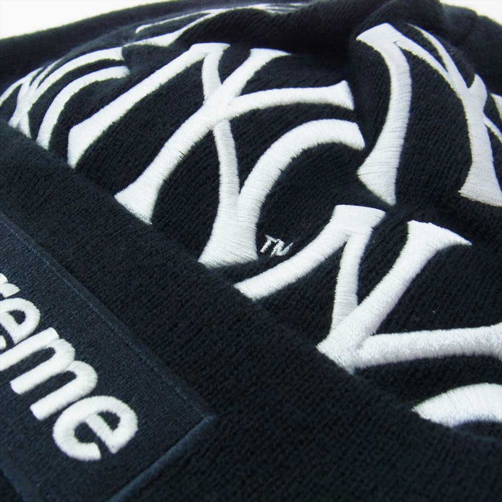 Supreme シュプリーム 21AW New York Yankees ニューヨークヤンキース New Era ニューエラ Box Logo Beanie ボックスロゴ ビーニー ブラック系【中古】