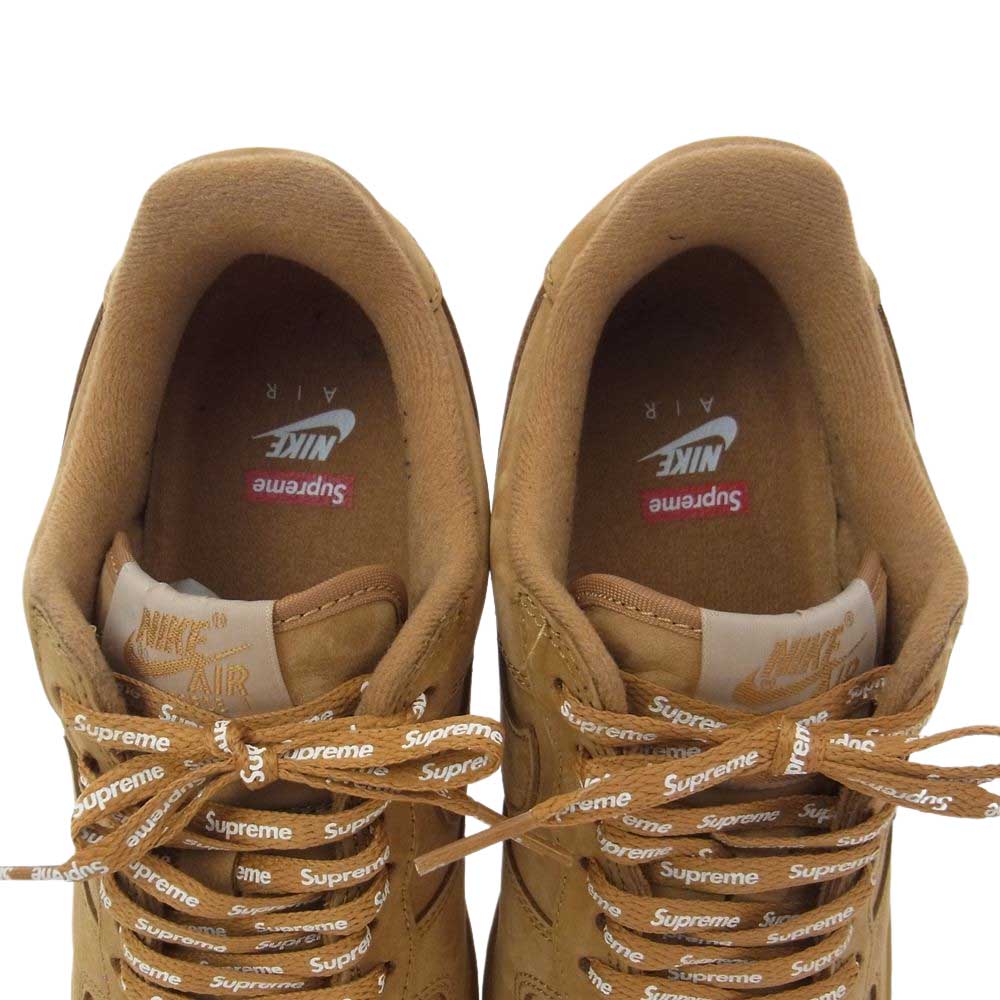 Supreme シュプリーム NIKE ナイキ DN1555-200 AIR FORCE 1 LOW W SP エアフォース ロー スニーカー WHEAT ウィート ブラウン系 26cm【中古】
