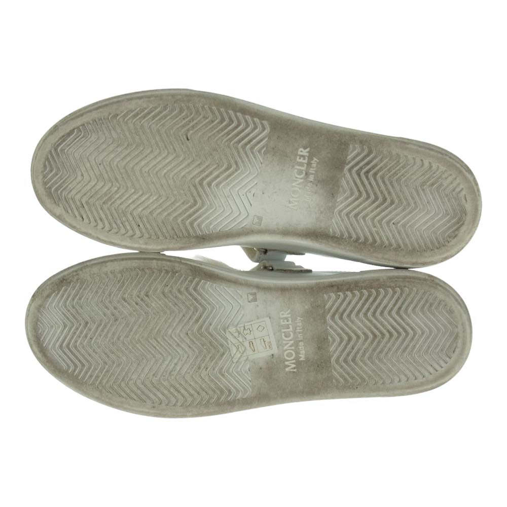 MONCLER モンクレール VICTOIRE ファー スニーカー ホワイト系 TG37【中古】