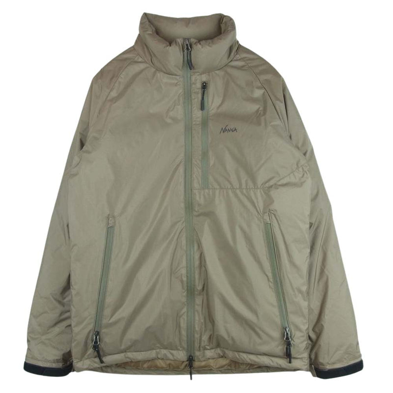 NANGA ナンガ AURORA STAND COLLAR DOWN JACKET オーロラ スタンドカラー ダウン ジャケット グレイッシュベージュ系 M【中古】