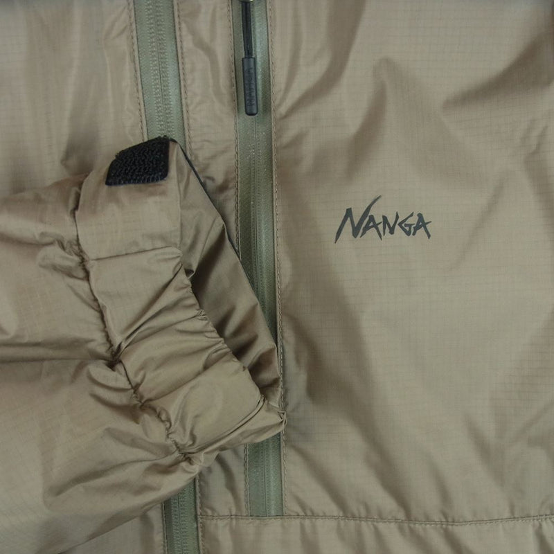 NANGA ナンガ AURORA STAND COLLAR DOWN JACKET オーロラ スタンドカラー ダウン ジャケット グレイッシュベージュ系 M【中古】