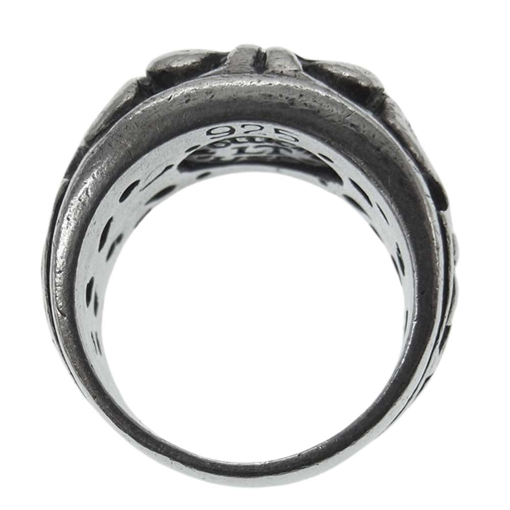 LEATHERS AND TREASURES レザーズアンドトレジャーズ フィリグリー クロス リング シルバー系 約13.5号【中古】