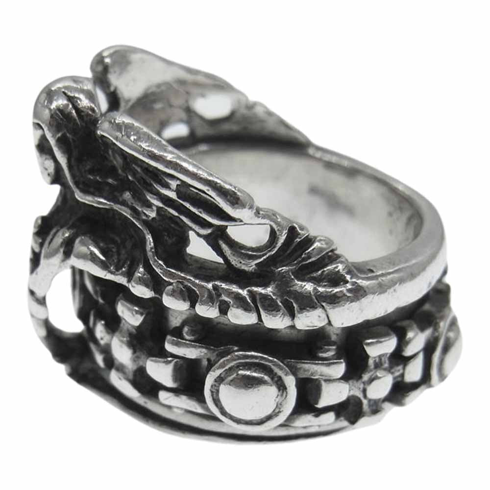 LEATHERS AND TREASURES レザーズアンドトレジャーズ ガーディアン エンジェル リング シルバー系 約13号【中古】