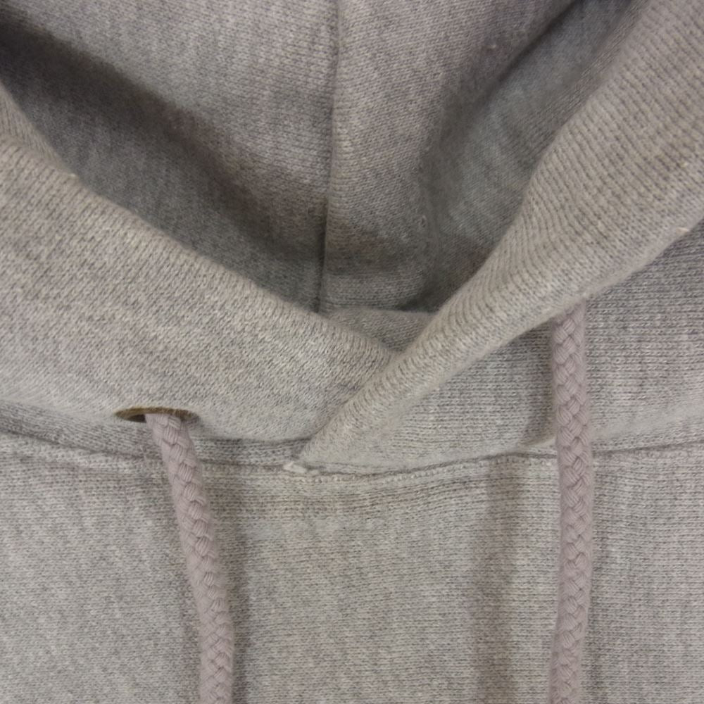 Champion チャンピオン REVERSE WEAVE 染み込みプリント スウェット パーカー グレー系 M【中古】