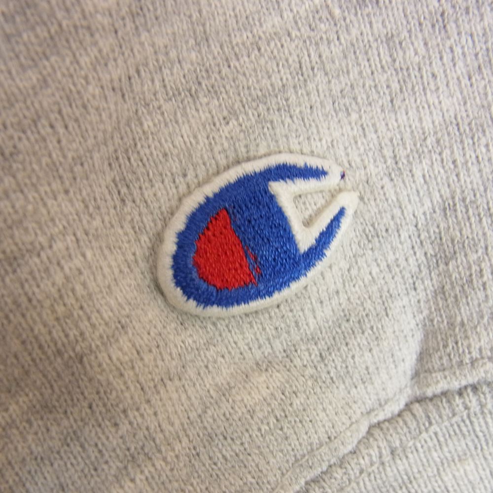 Champion チャンピオン USA製 トリコタグ 後期 REVERSE WEAVE ラバープリント スウェット トレーナー グレー系 S【中古】