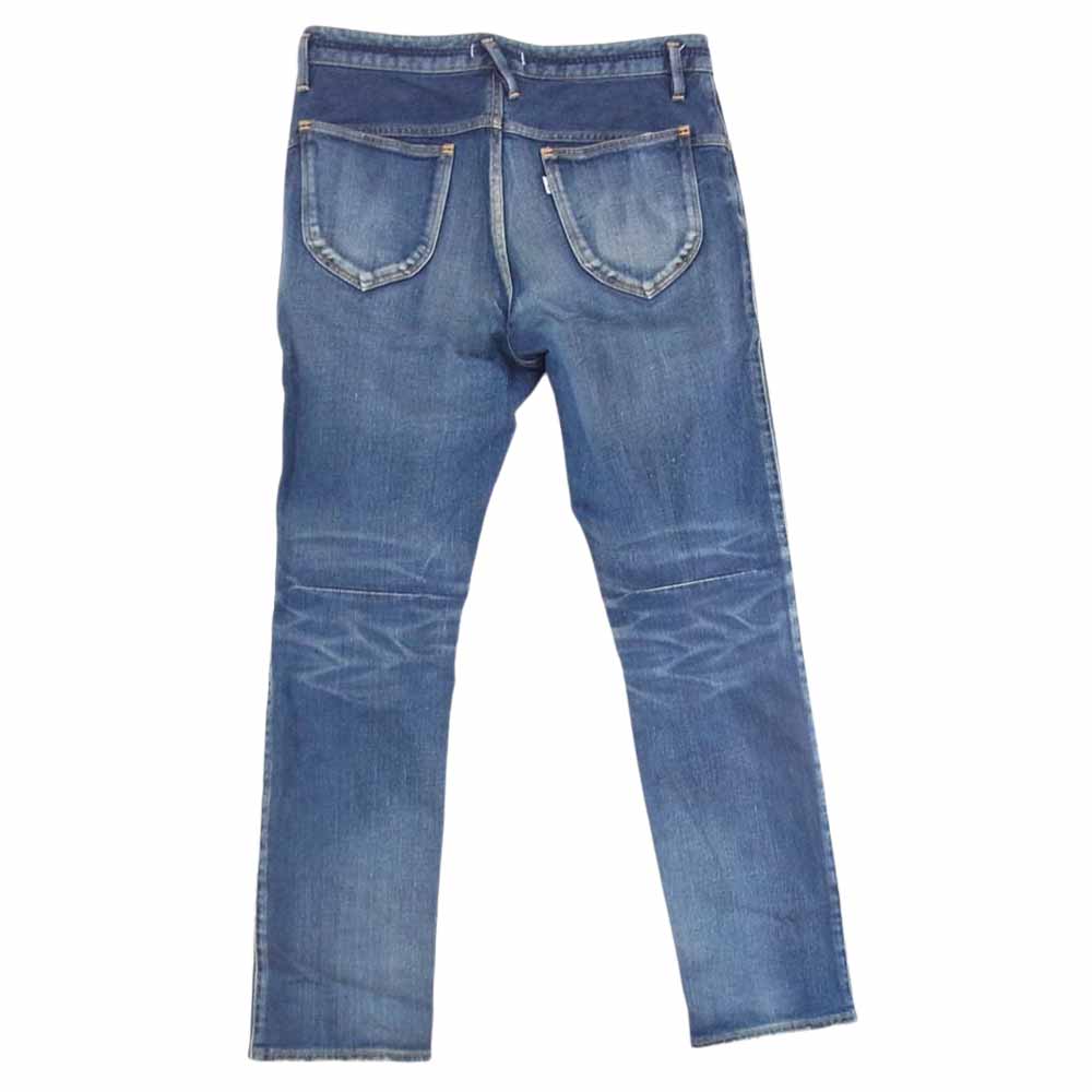 nonnative ノンネイティブ NN-P3304 DWELLER 4P JEANS TAPERED FIT COTTON 12oz SELVEDGE DENIM VW 加工 テーパード デニムパンツ インディゴブルー系 1【中古】